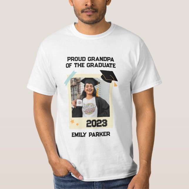 Camiseta Orgullosa abuela del graduado (Anverso)