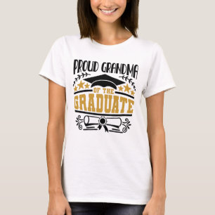 Camiseta Orgullosa Abuela Del Graduado