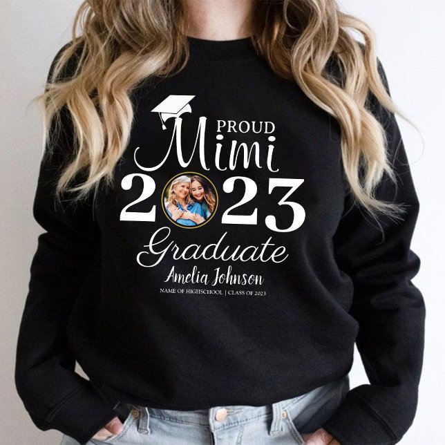 Camiseta Orgullosa abuela del graduado | Foto Mimi 1 (Proud Grandmother of the Graduate)