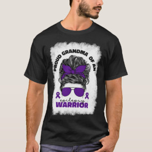 Camiseta Orgullosa abuela del guerrero de la epilepsia Epil