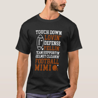 Camiseta Orgullosa Abuela Mimi de Fútbol Mimi de un cartel