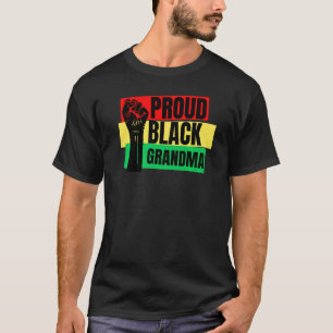 Camiseta Orgullosa Abuela Negra Familia Diversión Melanin H