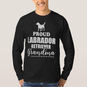 Camiseta Orgullosa abuela recuperadora de labrador