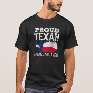 Camiseta Orgullosa abuela texana Patriótica Texas Pride Cut