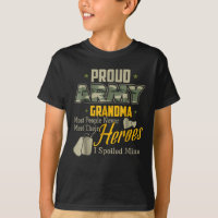  Orgullosa Armada Abuela Shirt Super Guay Ejército