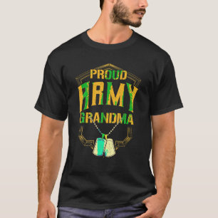Camiseta Orgullosa armada GrandMa Shirt Orgullo militar T S