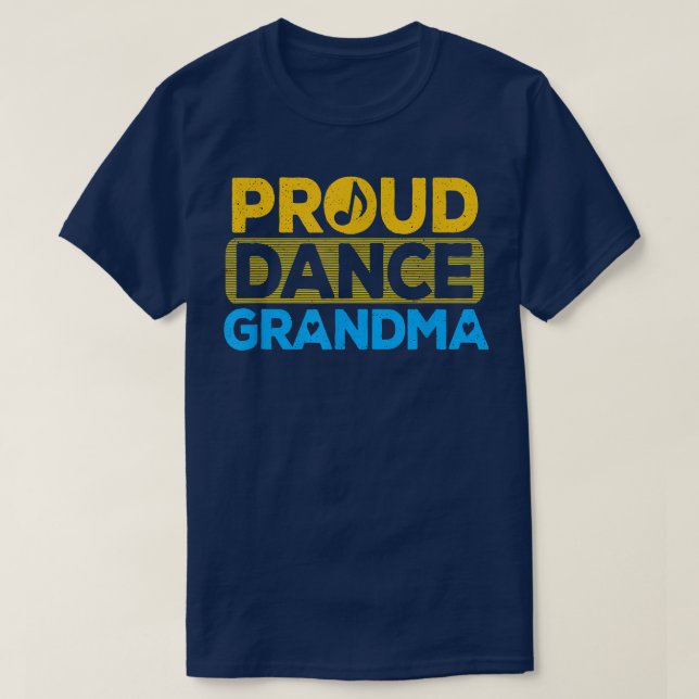 Camiseta Orgullosa bailarina abuela bailarina bailando amor (Diseño del anverso)