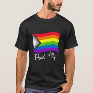 Camiseta Orgullosa bandera arcoiris del mes del orgullo ali