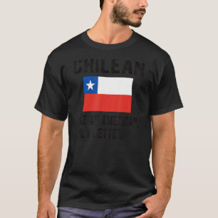 Camiseta Orgullosa bandera chilena nacida en Chile
