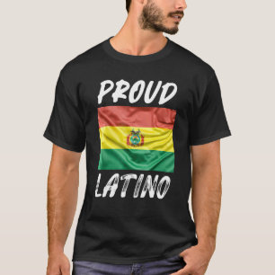 Camiseta Orgullosa bandera de Bolivia del mes de la herenci