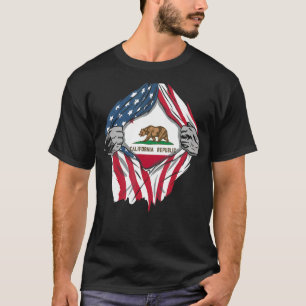 Camiseta Orgullosa bandera de estado patriótico del país de