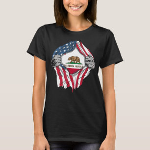 Camiseta Orgullosa bandera de estado patriótico del país de
