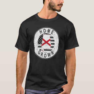 Camiseta Orgullosa bandera de Estados Unidos cultivó casa e