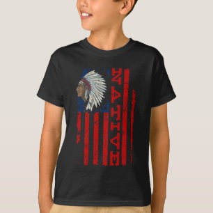 Camiseta Orgullosa bandera del Día de los Nativos American