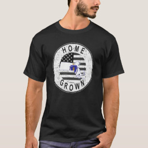 Camiseta Orgullosa bandera del estado de Estados Unidos cre