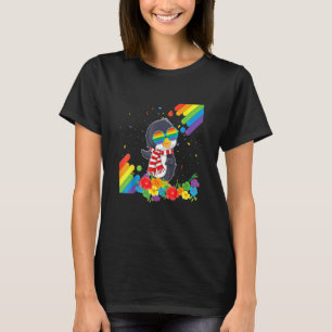 Camiseta Orgullosa Bandera del Orgullo Gay Lgbt Gay Pingüin