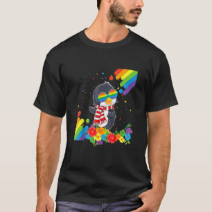Camiseta Orgullosa Bandera del Orgullo Gay Lgbt Gay Pingüin