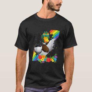 Camiseta Orgullosa Bandera del Orgullo Gay Lgbtq Lesbi
