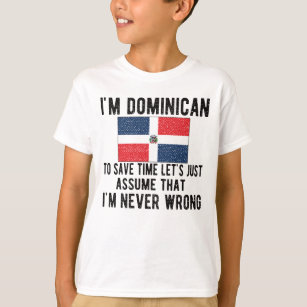 Camiseta Orgullosa bandera dominicana