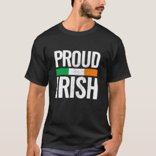 Camiseta Orgullosa bandera irlandesa vintage
