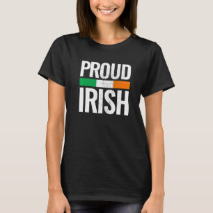 Camiseta Orgullosa bandera irlandesa vintage