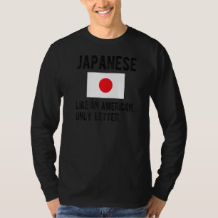 Camiseta Orgullosa bandera japonesa nacida en Japón