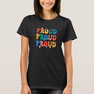 Camiseta Orgullosa Bandera Lgbt Arcoiris Orgullo Gay Lesbia