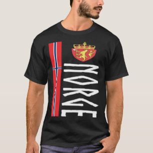 Camiseta Orgullosa Bandera Noruega De Souvenir En Bokmal