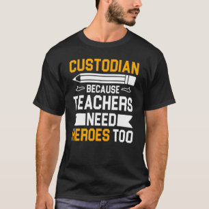 Camiseta Orgullosa brigada de custodia de vuelta al persona