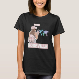 Camiseta Orgullosa chica de Roseville Chica genial de Rose