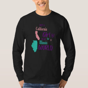 Camiseta Orgullosa chica Diseño Solo una chica californiana