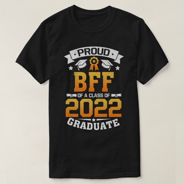 Camiseta Orgullosa Clase BFF De Matchi De Graduación Gradua (Diseño del anverso)