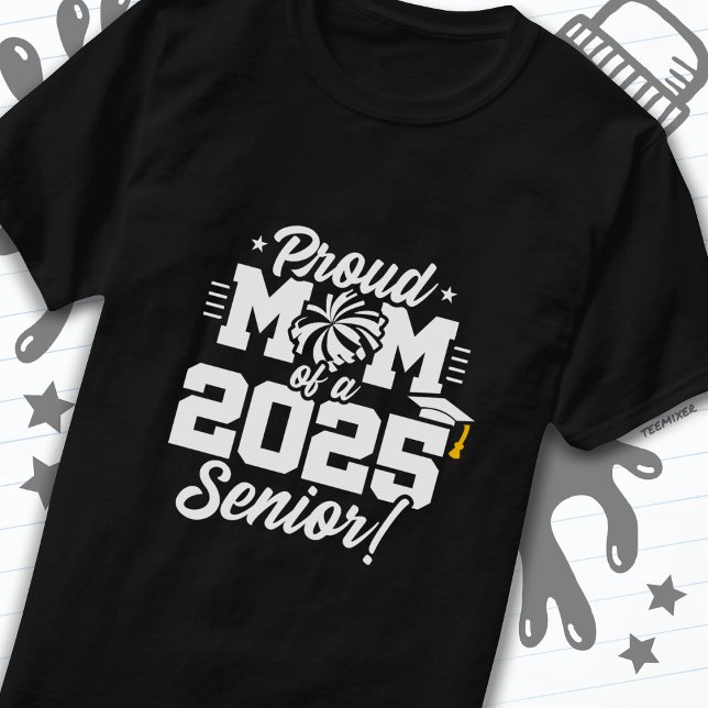 Camiseta Orgullosa clase de animadores de mamá de 2025 Chee (Subido por el creador)