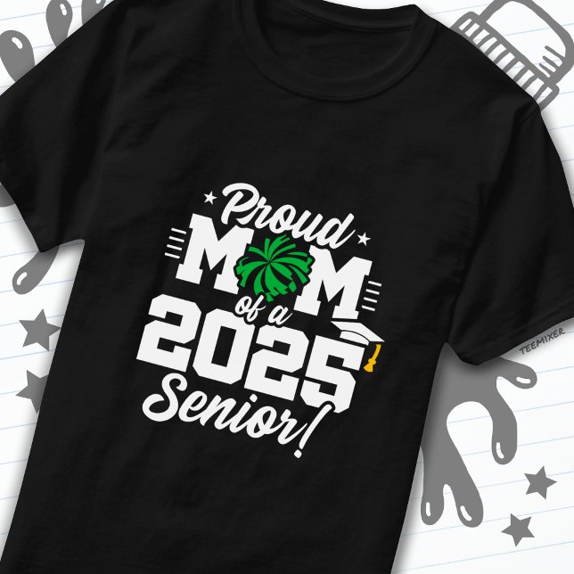 Camiseta Orgullosa clase de animadores de mamá de 2025 Chee (Subido por el creador)
