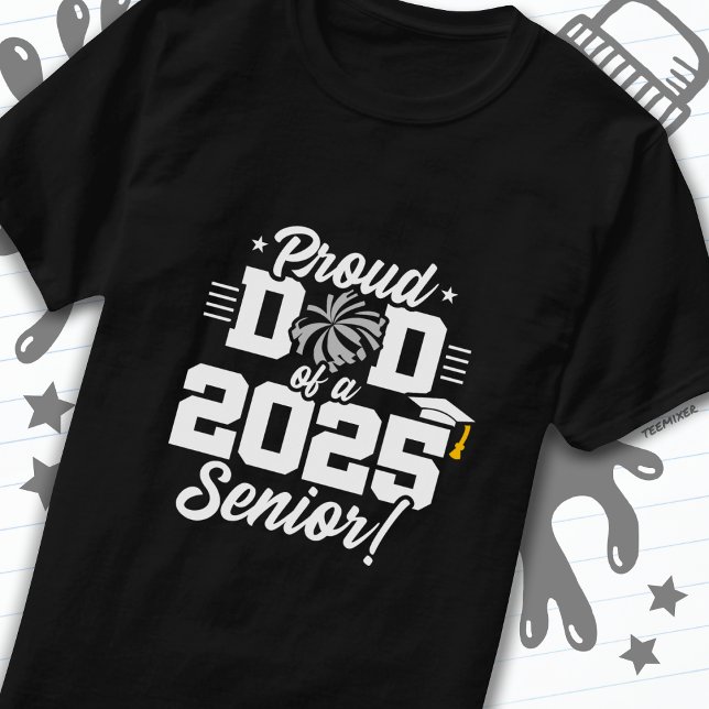 Camiseta Orgullosa clase de animadores de papá de 2025 Chee (Subido por el creador)