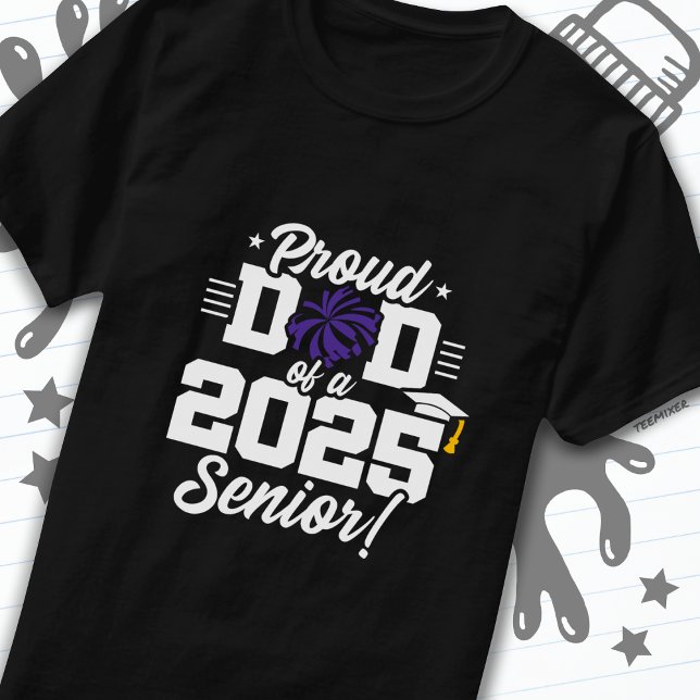Camiseta Orgullosa clase de animadores de papá de 2025 Chee (Subido por el creador)