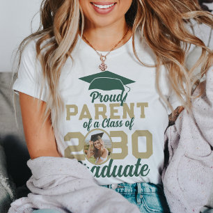 Camiseta Orgullosa Clase De Graduación Personalizada Famili