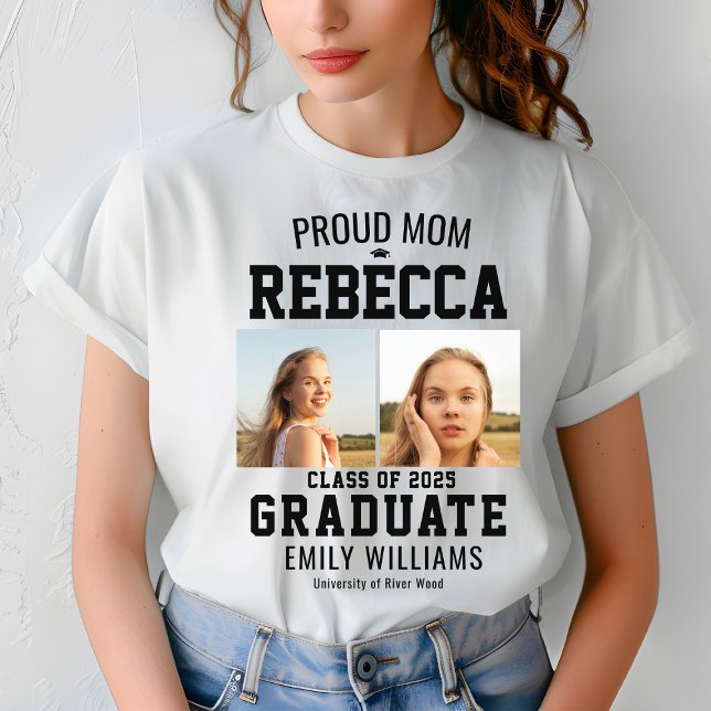 Camiseta Orgullosa clase de madre de Personalizado graduada (Subido por el creador)