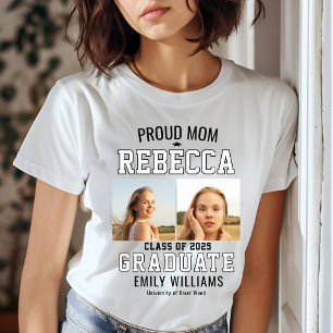 Camiseta Orgullosa clase de madre de Personalizado graduada