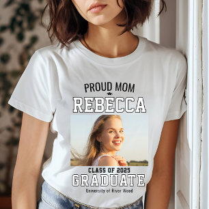 Camiseta Orgullosa clase de mamá de Personalizado de posgra