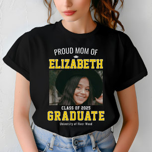Camiseta Orgullosa clase de mamá de Personalizado de posgra