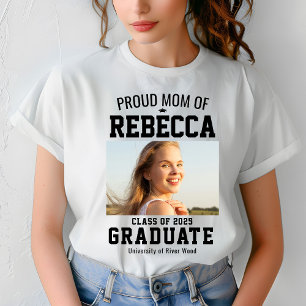 Camiseta Orgullosa clase de mamá de Personalizado de posgra