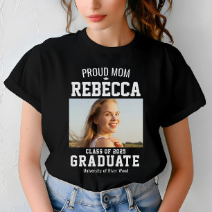 Camiseta Orgullosa clase de mamá de Personalizado de posgra