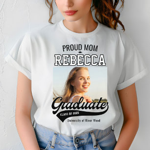 Camiseta Orgullosa clase de mamá de Personalizado de posgra