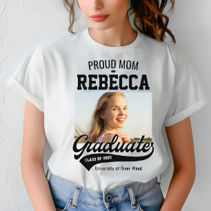 Camiseta Orgullosa clase de mamá de Personalizado de posgra