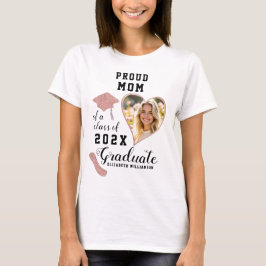 Camiseta Orgullosa clase de mamá de Personalizado graduado