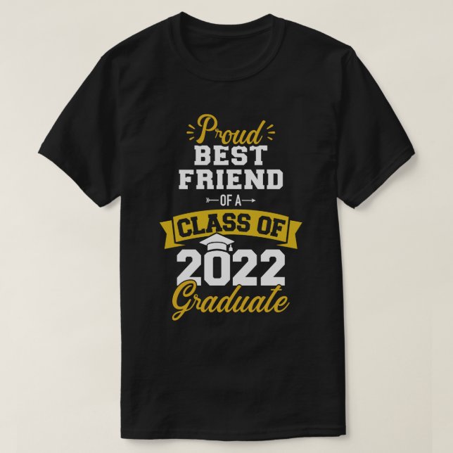 Camiseta Orgullosa clase de mejores amigos de graduados de  (Diseño del anverso)