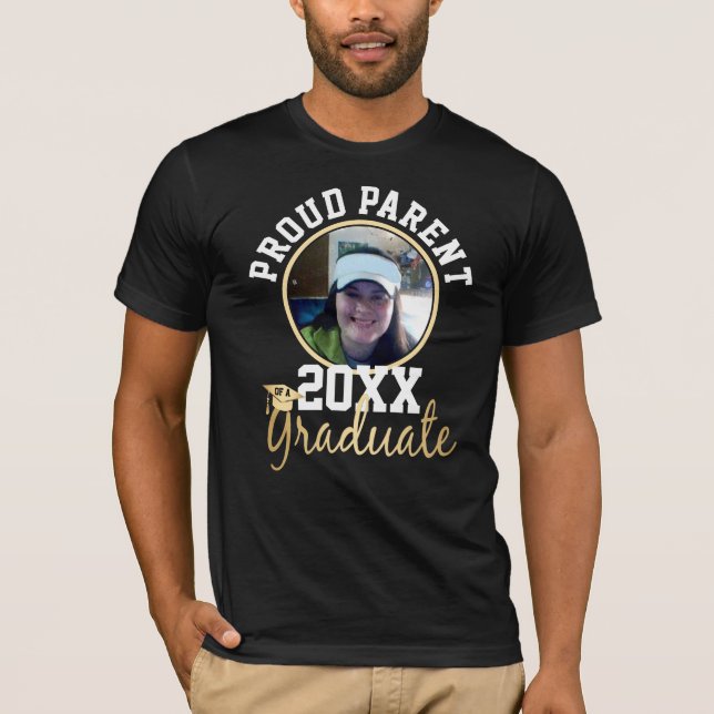 Camiseta Orgullosa clase de padre de foto (Anverso)