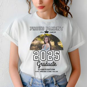 Camiseta Orgullosa clase de padre o madre de 2025 graduado 