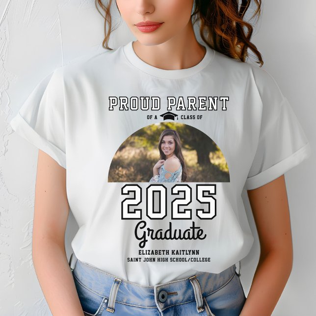 Camiseta Orgullosa clase de padre o madre de 2025 graduado  (Subido por el creador)